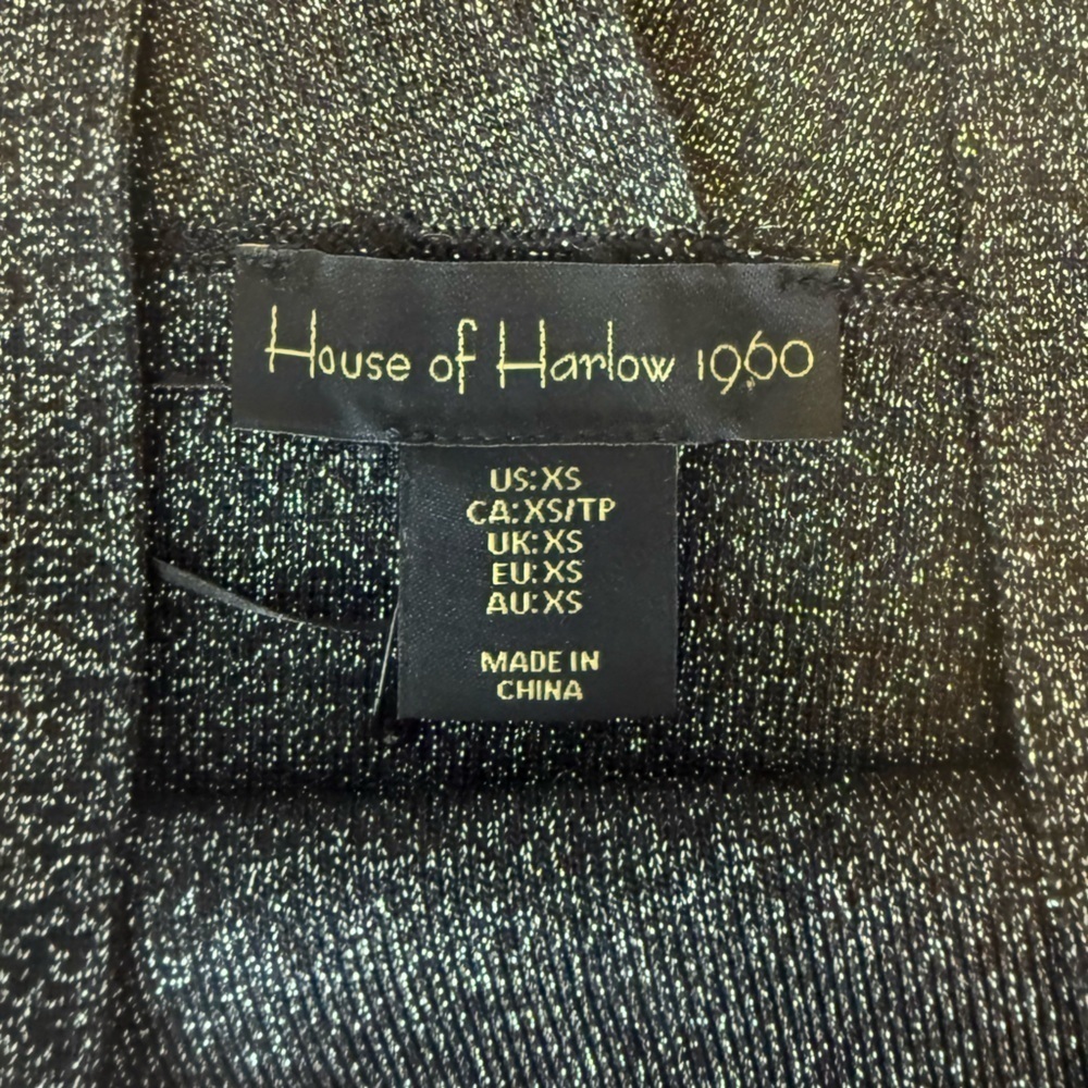 House of Harlow 1960 Shimmering Gray Tank Top - Picture 3 of 6